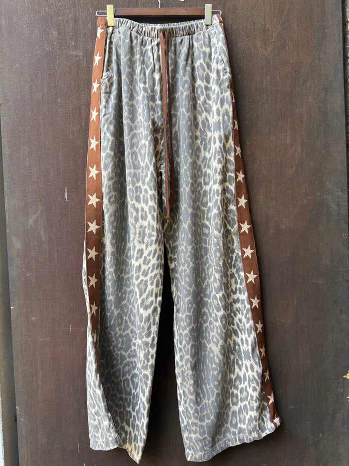 Cowboy Star Leopard Racer Jean Pant / By Frankie