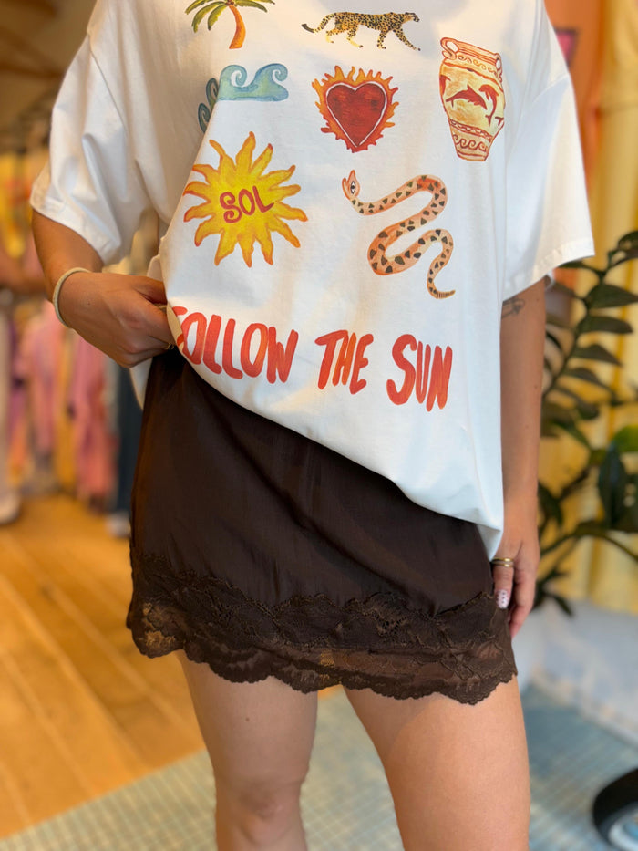 Chocolate Lacey Skirt – By Frankie