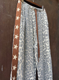 Cowboy Star Leopard Racer Jean Pant / By Frankie