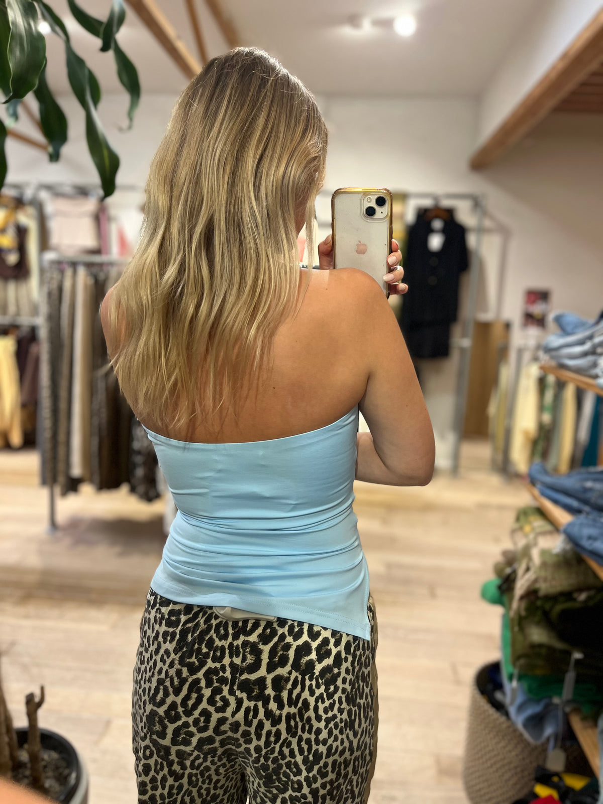 The Shell Tube Top - Baby Blue