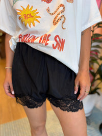 Black Lacey Shorts – By Frankie