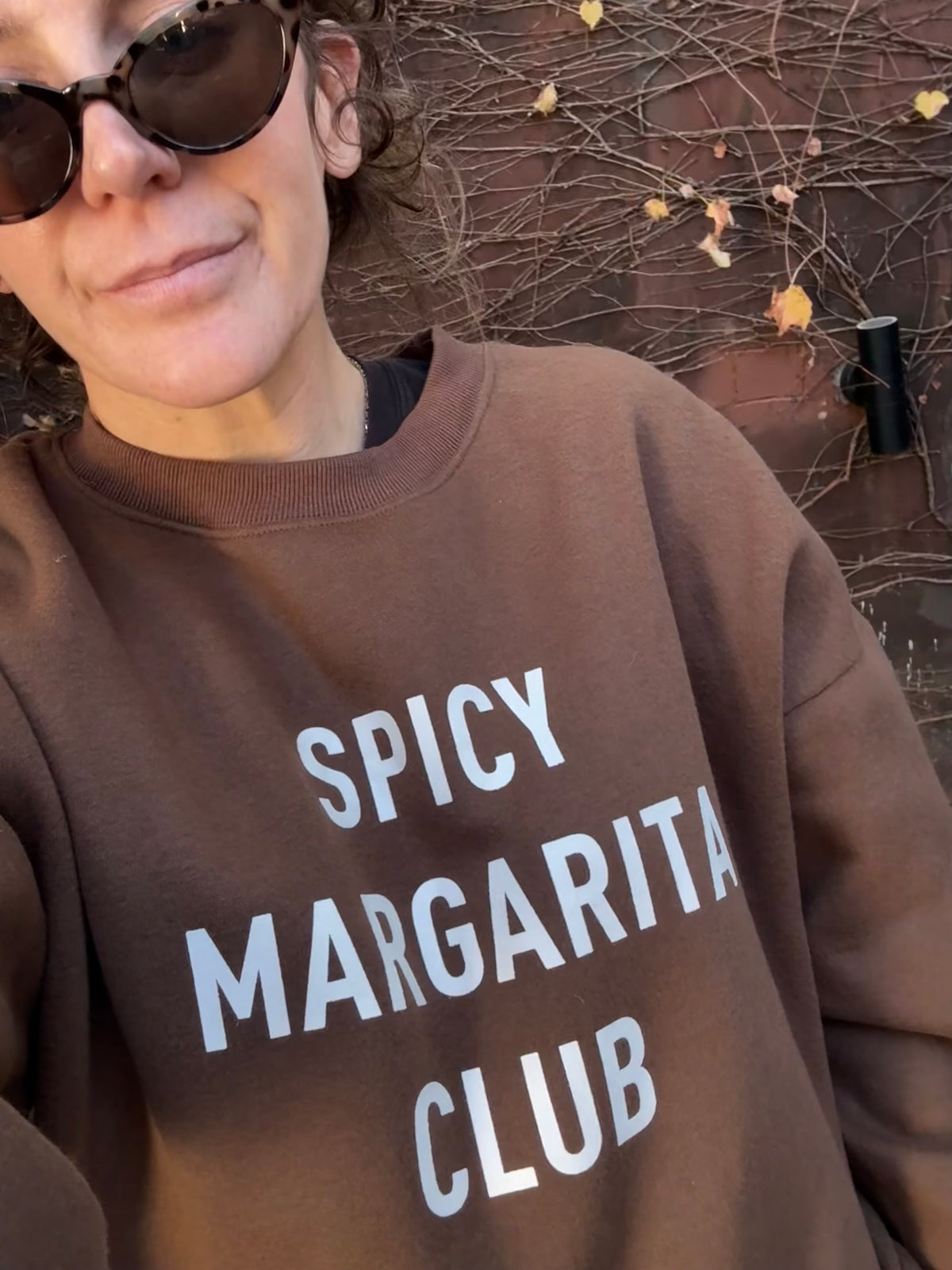 Spicy Margarita Club Fleece - Chocolate / By Frankie