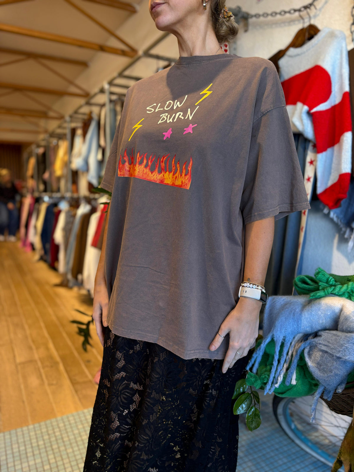 Slow Burn Tee / By Frankie