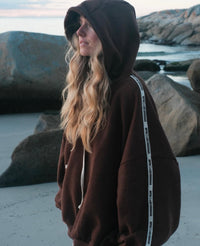 Cloud Racer Hoodie - Chocolate Brown / Crackerday Club