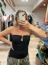 The Shell Boob Tube - Black