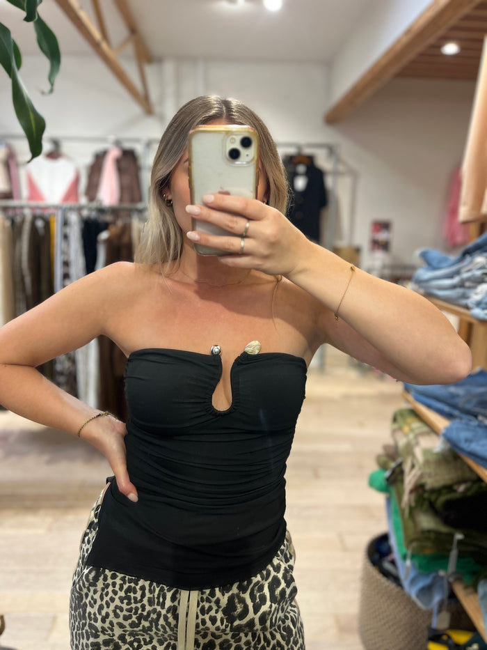 The Shell Boob Tube - Black