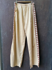 Love Hearts Pants - Beige / By Frankie