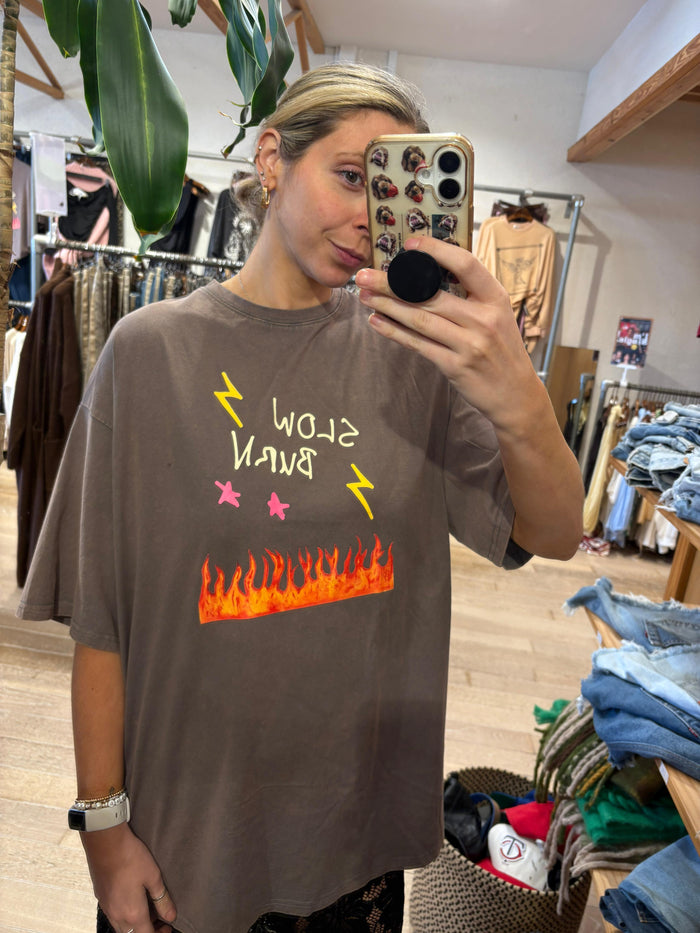Slow Burn Tee / By Frankie
