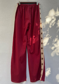 Star Pants - Maroon / By Frankie