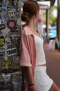White Crop Top / Lovalot