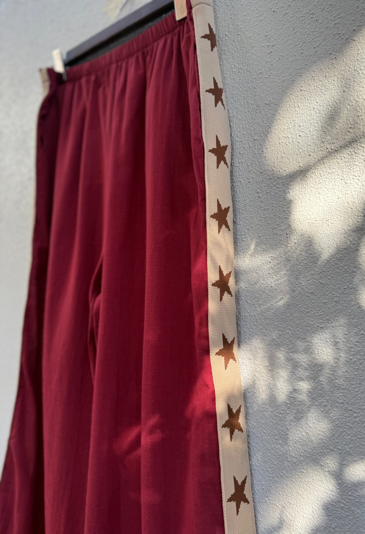 Star Pants - Maroon / By Frankie