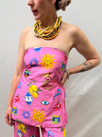Greek Island Boob Tube Top – By Frankie