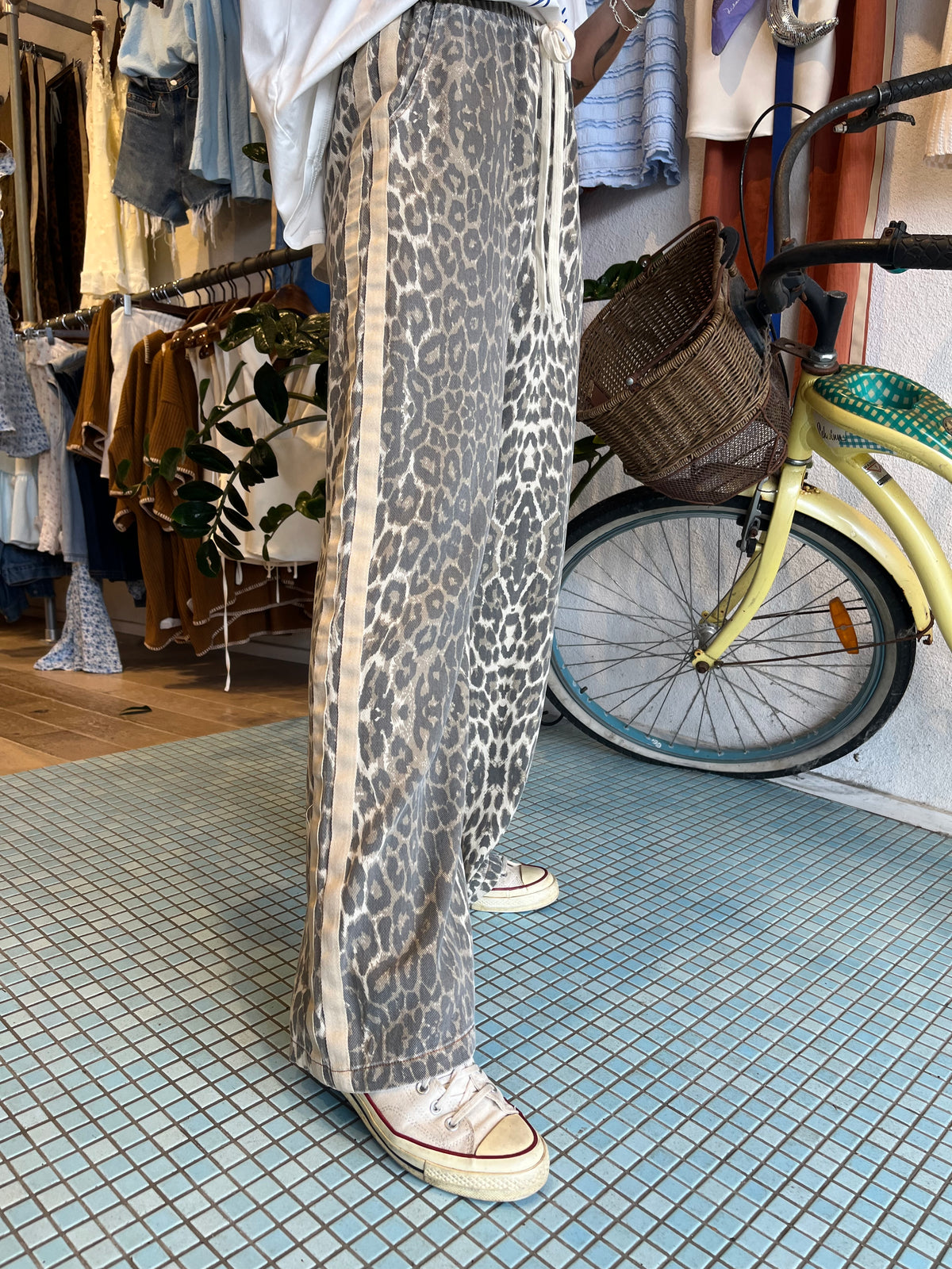 Racer Pant - Light Leopard / By Frankie