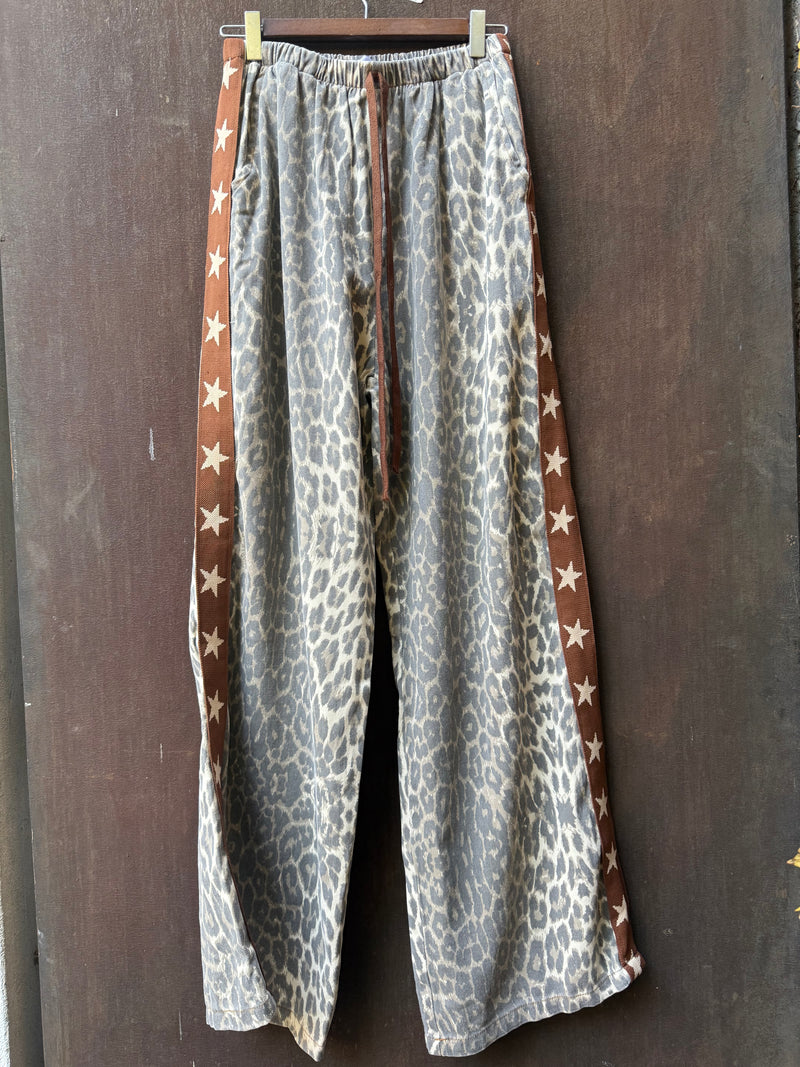 Cowboy Star Leopard Racer Jean Pant / By Frankie