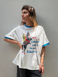 Cowgirls Like Margaritas Ringer Tee – By Frankie