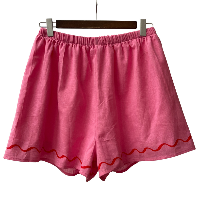 Hot pink sales snake print skirt