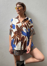 Archive Leaf Print Shirt – By Frankie