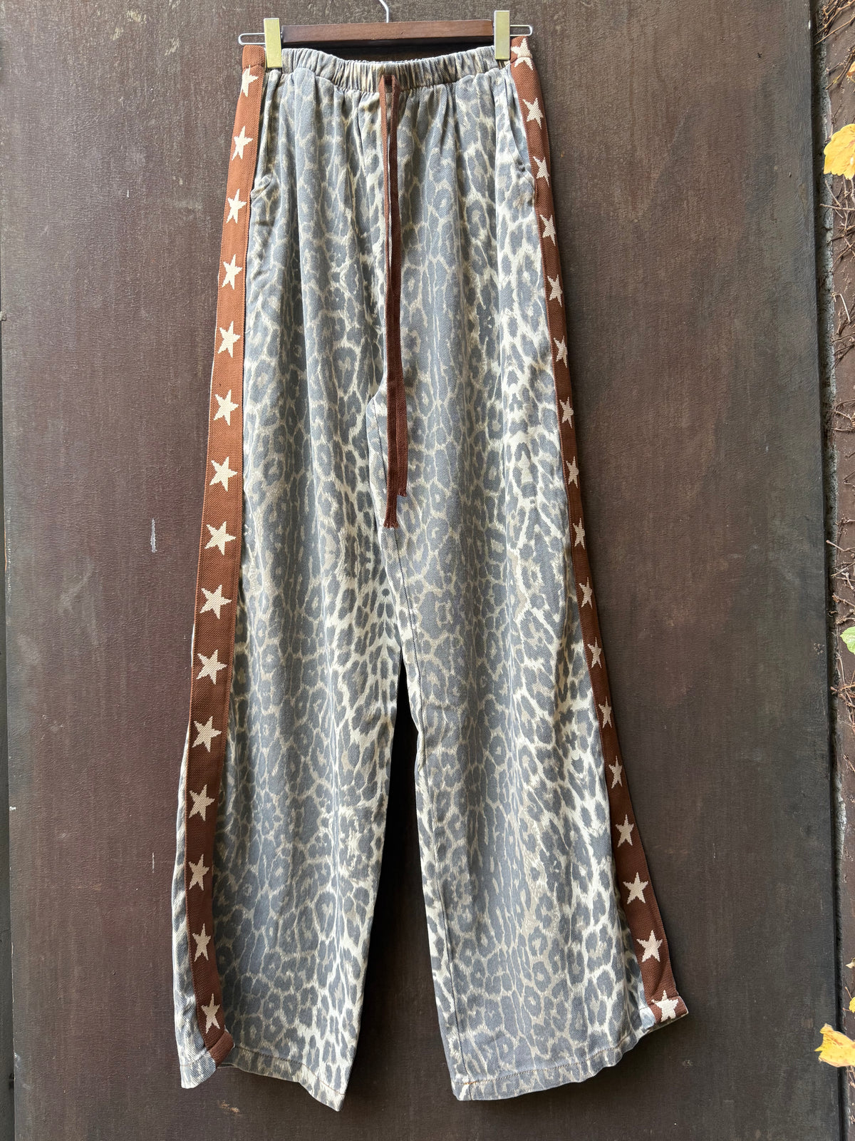 Cowboy Star Leopard Racer Jean Pant / By Frankie