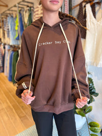 Cloud Racer Hoodie - Chocolate Brown / Crackerday Club