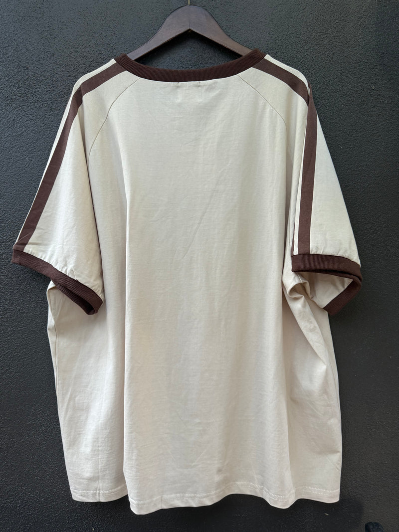 Most Wanted Oversized Graphic Tee – By Frankie