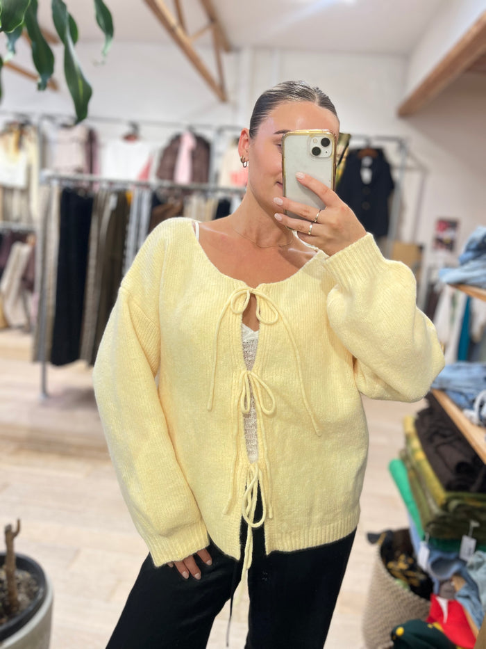 Tie Knot Knit - Canary Yellow / By Frankie