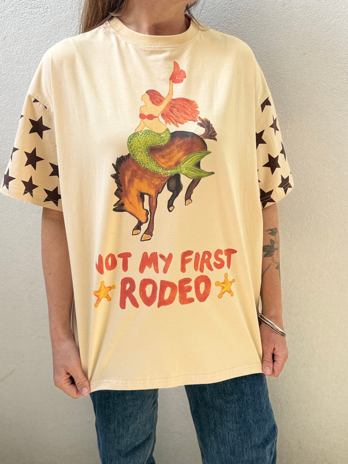 ‘Not My First Rodeo’ Graphic Tee – By Frankie