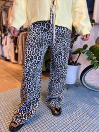 Racer Pant - Light Leopard Print / By Frankie