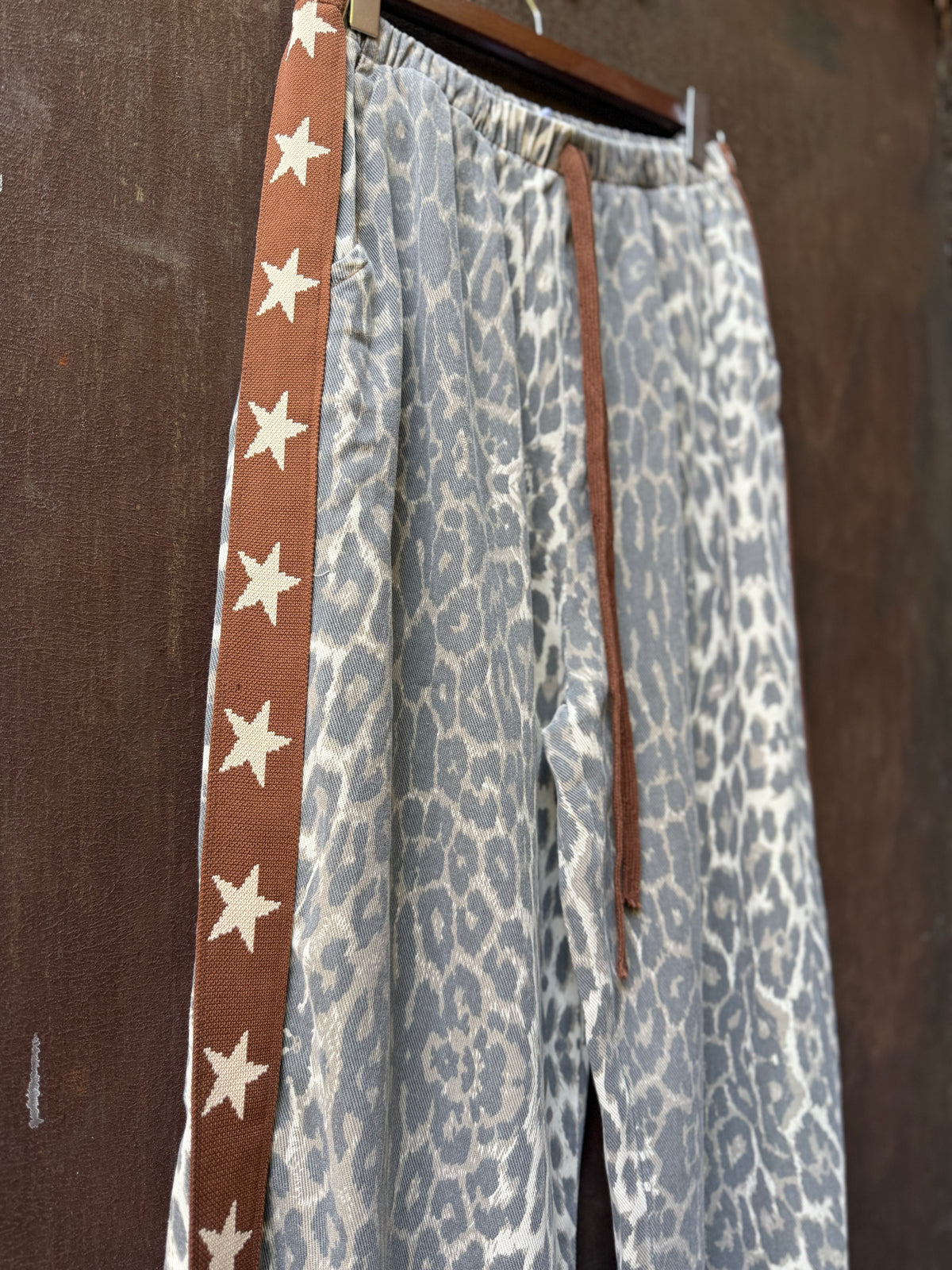 Cowboy Star Leopard Racer Jean Pant / By Frankie
