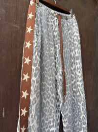Cowboy Star Leopard Racer Jean Pant / By Frankie