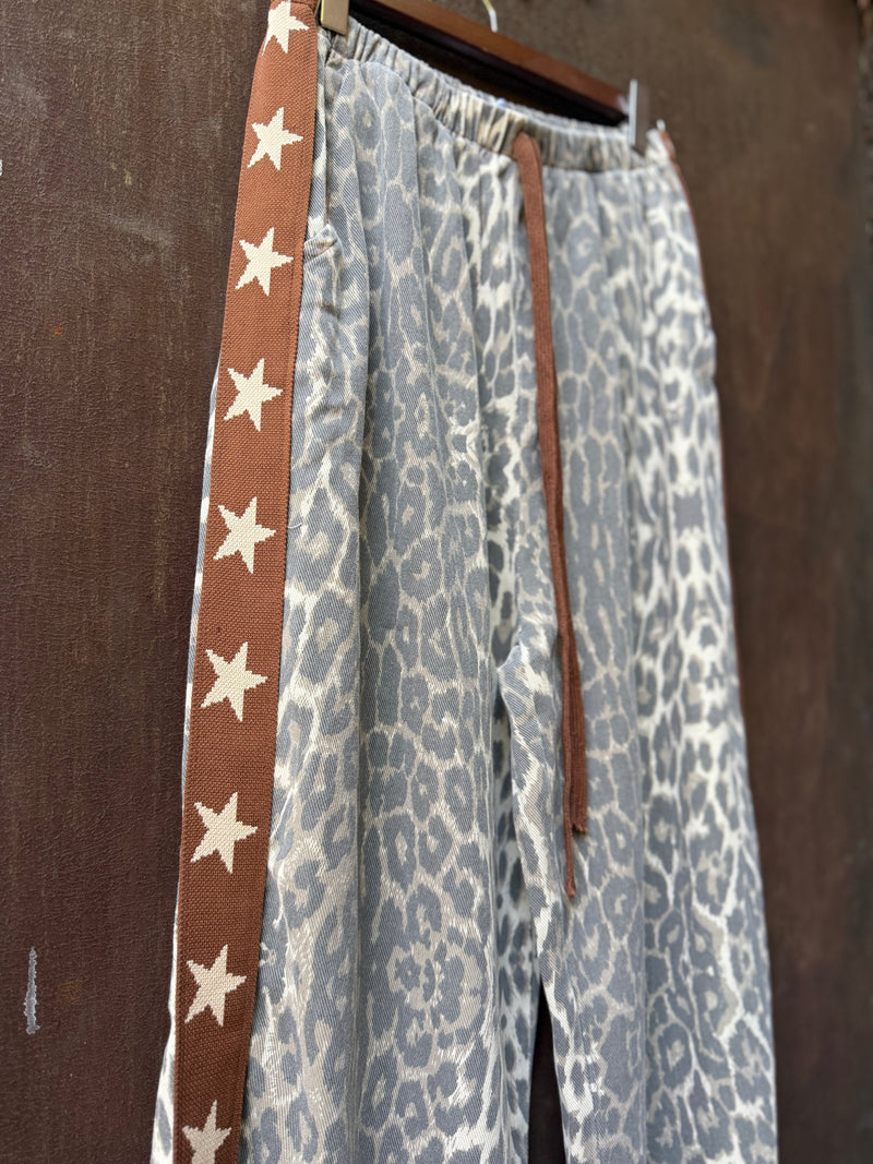 Cowboy Star Leopard Racer Jean Pant / By Frankie