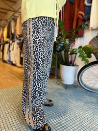 Racer Pant - Light Leopard Print / By Frankie