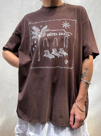 Hotel Soleil Graphic Tee – Chocolate – By Frankie