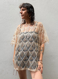 Sequin Tassel Mini Dress  – By Frankie