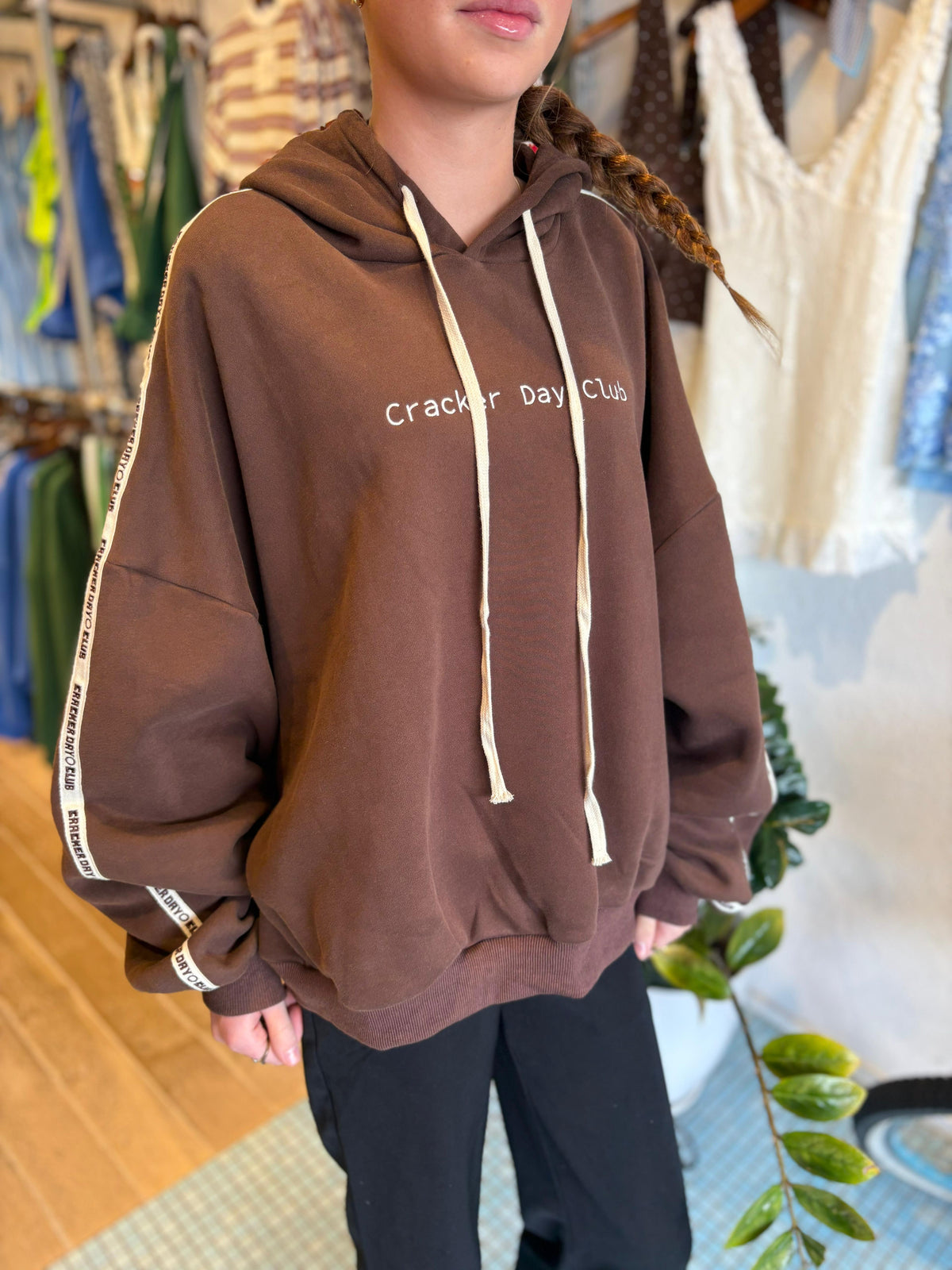 Cloud Racer Hoodie - Chocolate Brown / Crackerday Club