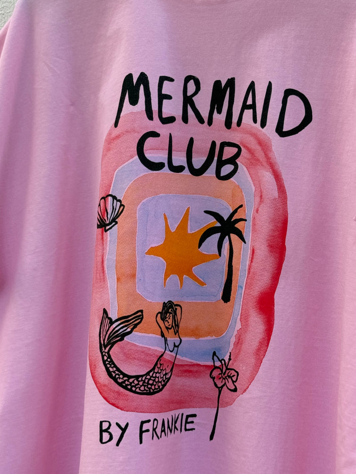 Baby Pink Mermaid Club Graphic Tee – By Frankie
