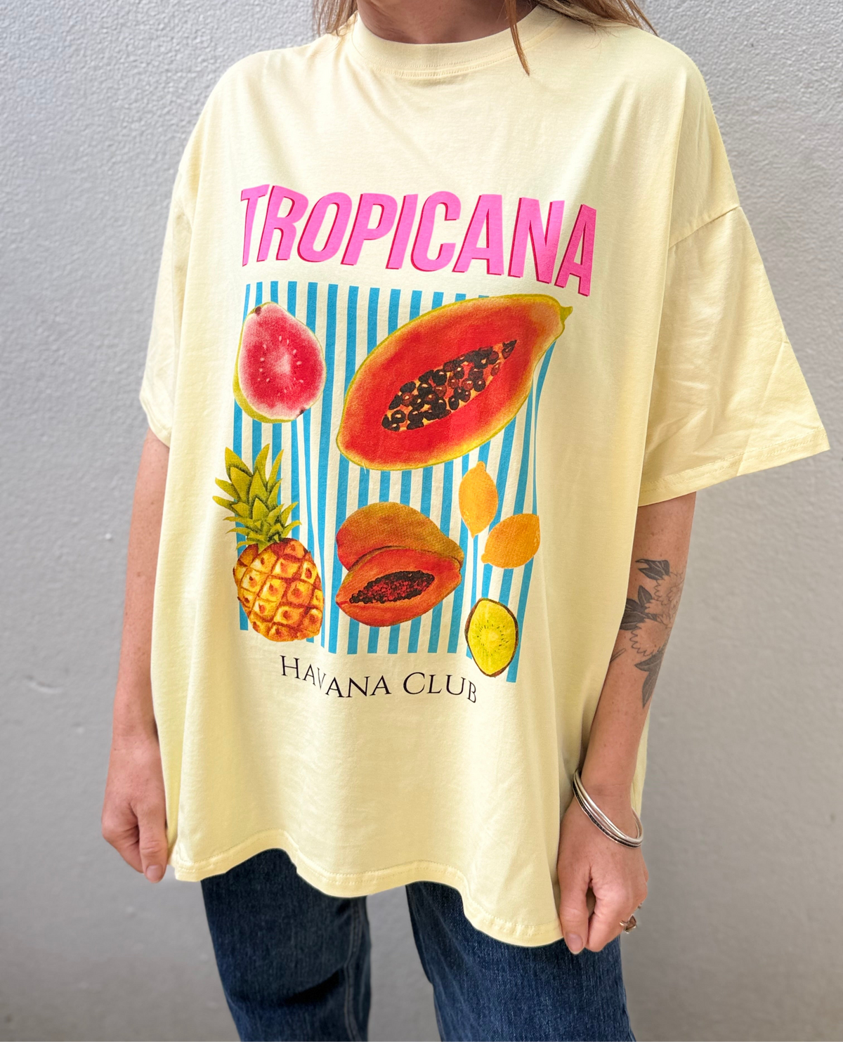 Tropicana Fruit Salad Graphic Tee – By Frankie