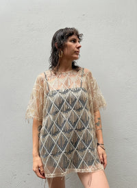 Sequin Tassel Mini Dress  – By Frankie