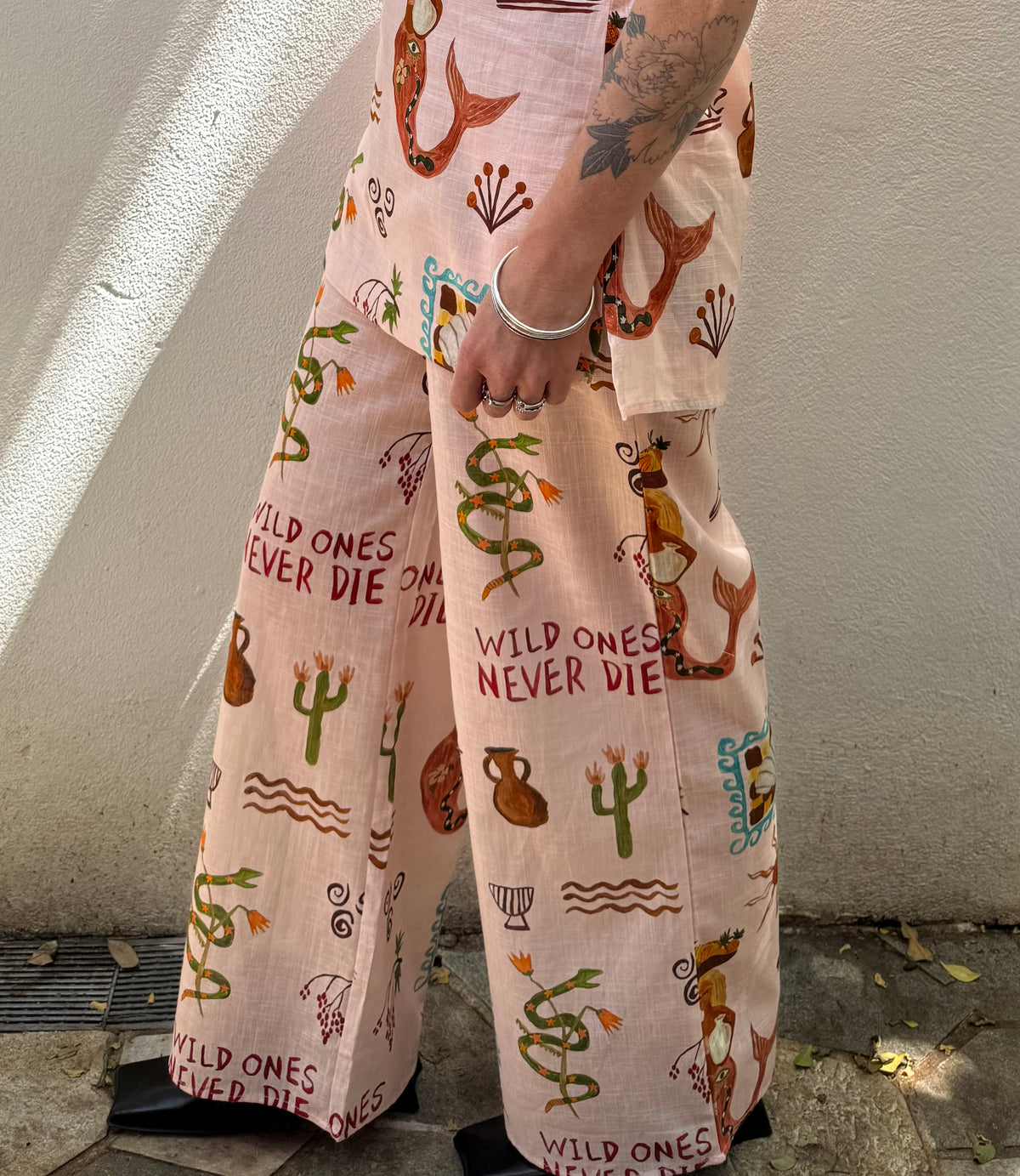 Wild Ones Never Die Linen Pant – By Frankie