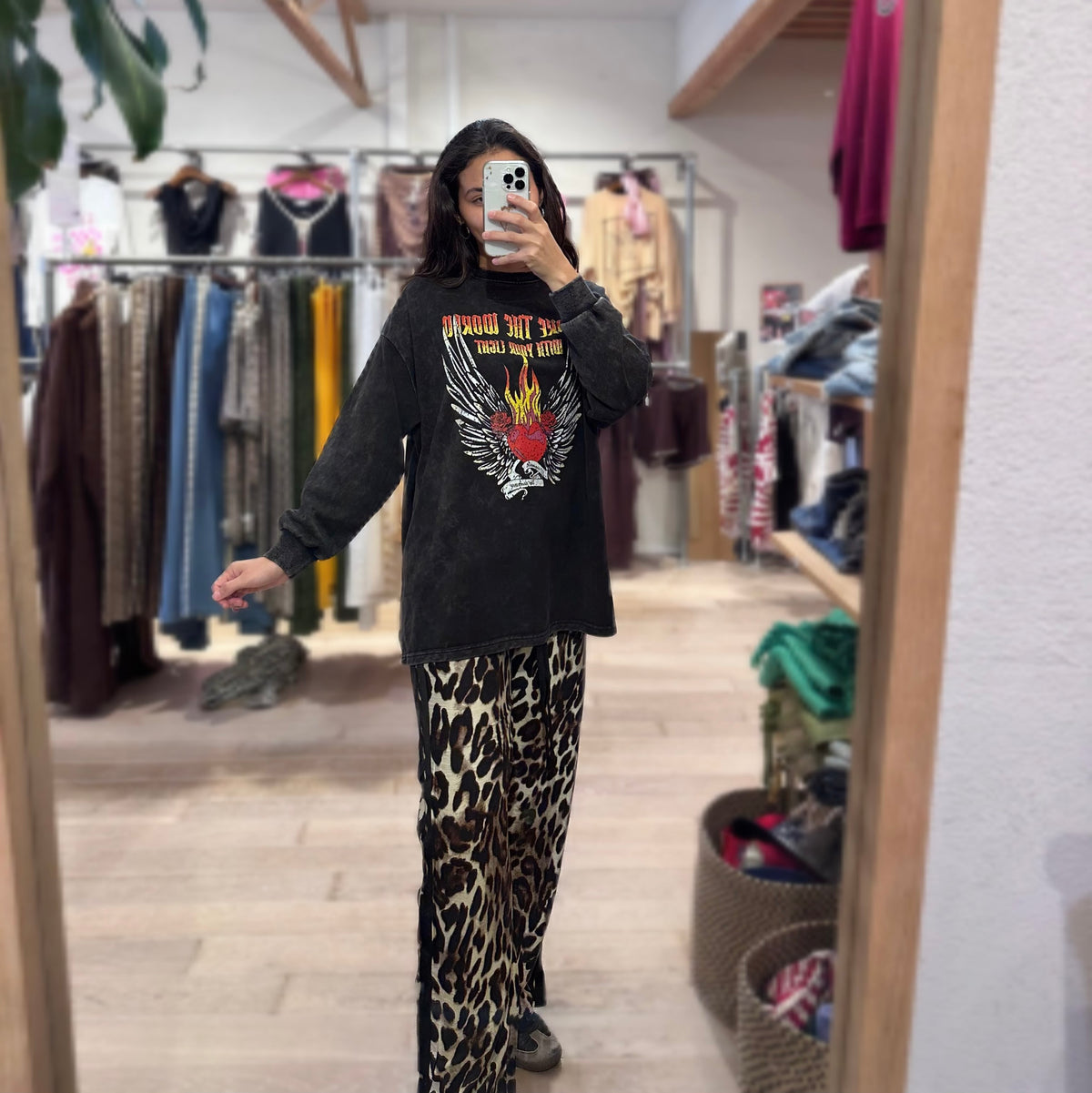 Burning Heart Pant Set / By Frankie