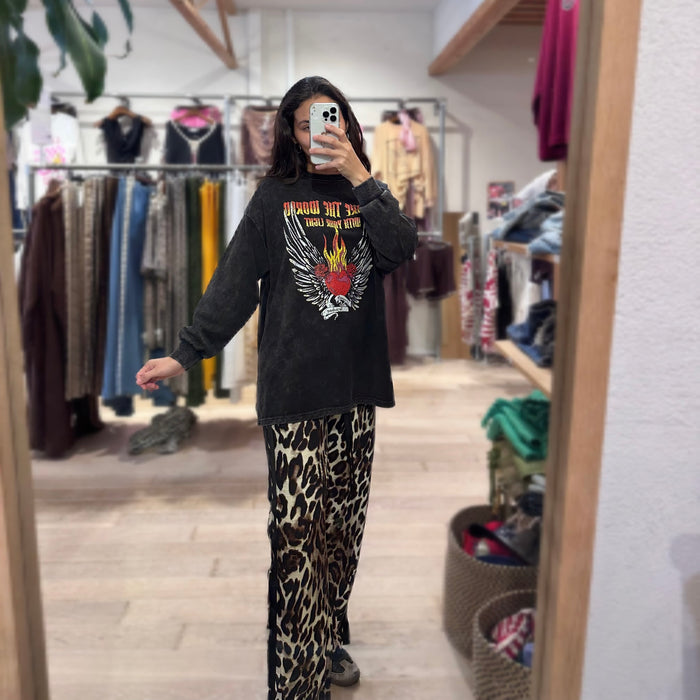 Burning Heart Pant Set / By Frankie