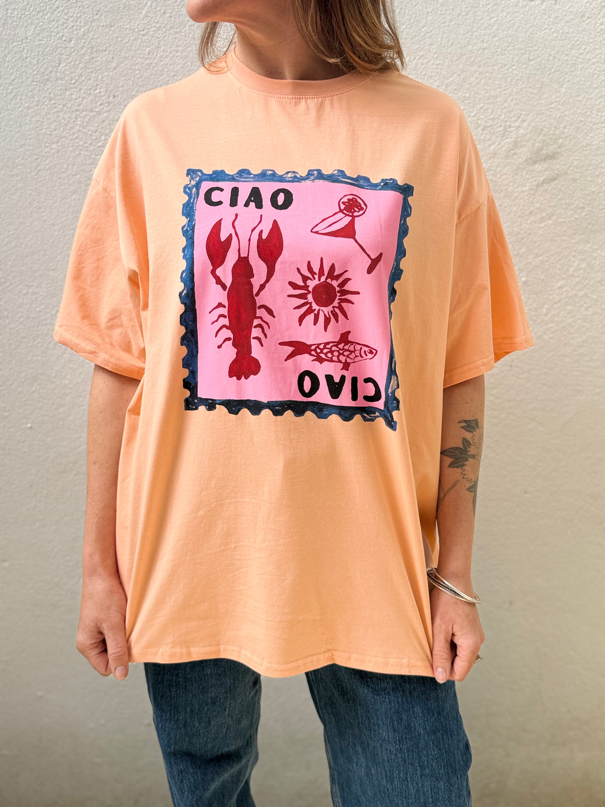 Ciao Lobster Graphic Tee – By Frankie