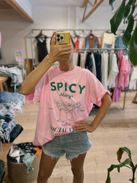 Spicy Social Club Cotton Oversized Tshirt