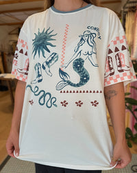 Cowboy Mermaid Graphic Tee