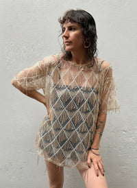 Sequin Tassel Mini Dress  – By Frankie