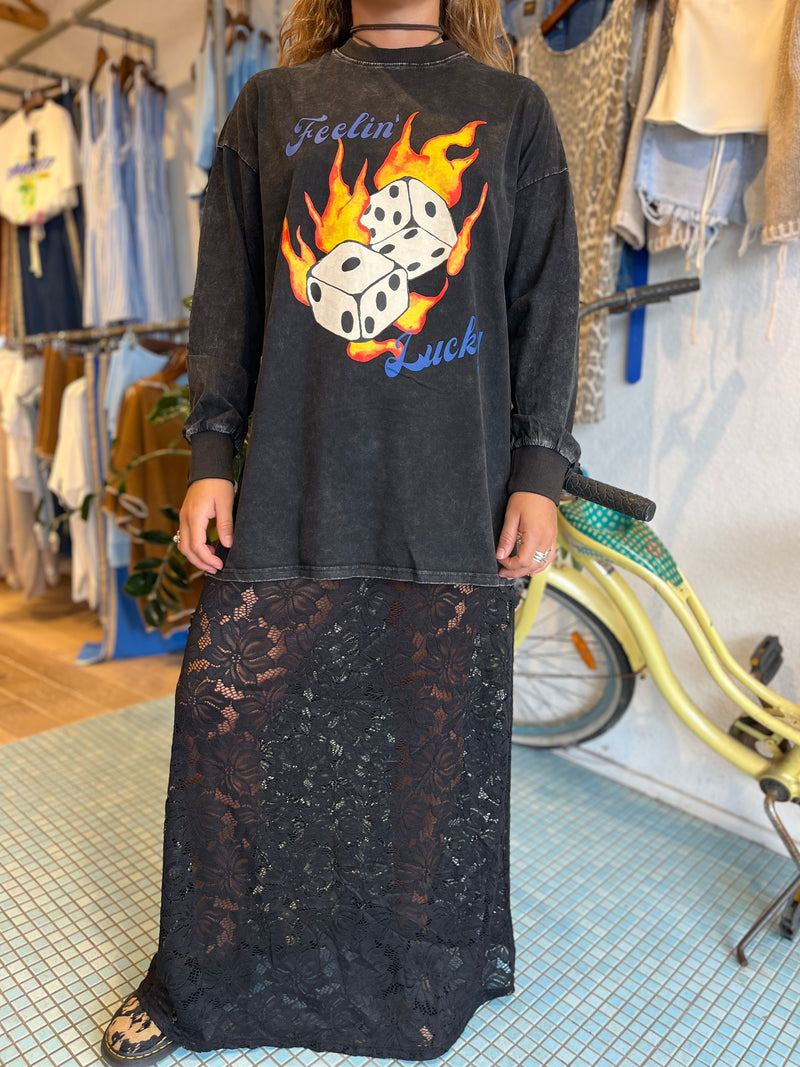 Feeling Lucky Lace Skirt Set / By Frankie