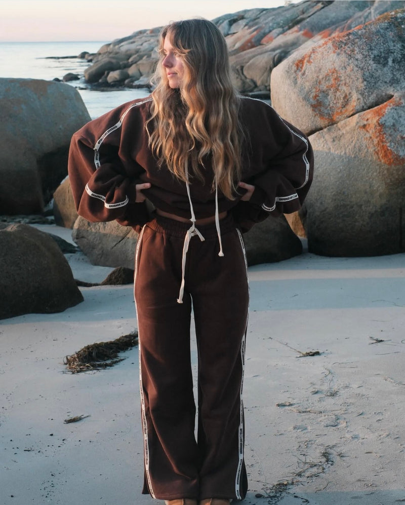 Cloud Racer Hoodie - Chocolate Brown / Crackerday Club