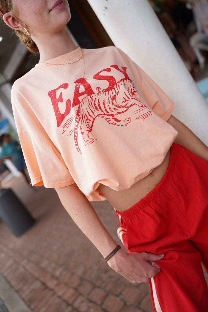 Easy Tiger Cotton Oversized Tee