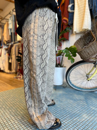 Racer Pant - Light Snake Print / By Frankie