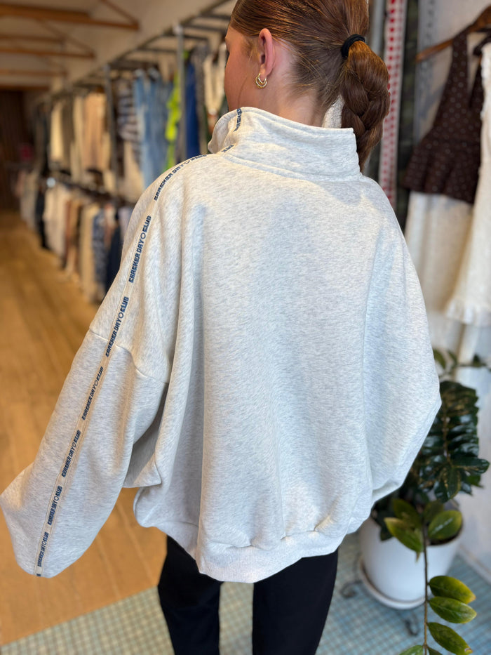 Cloud Retro Zip Fleece/Light Grey - Crackerday Club