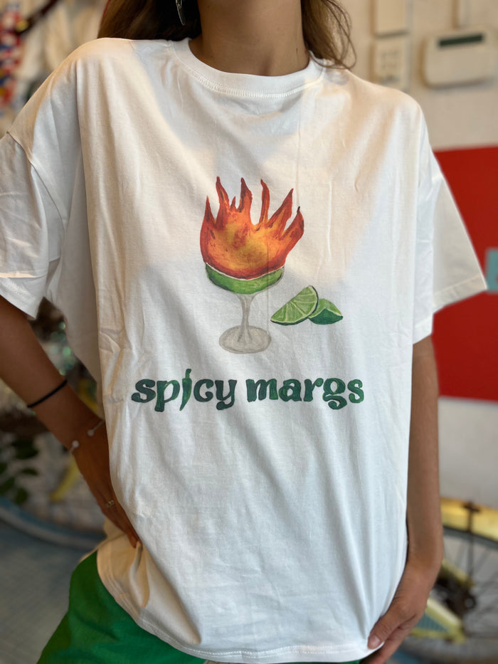 Spicy Margs 100% Cotton Oversized Tee